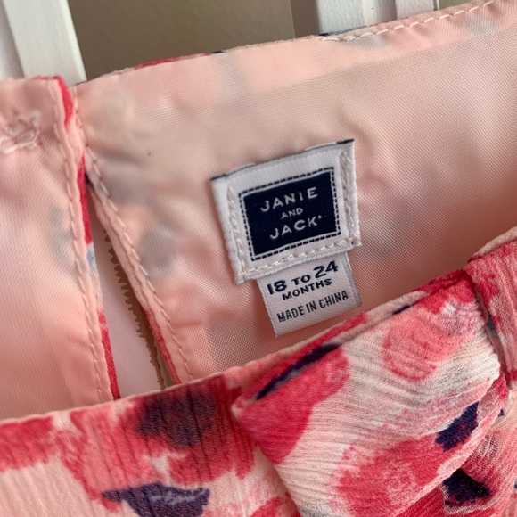 Janie and Jack floral dress 18-24m - Picture 3 of 3